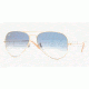 Ray-Ban Aviator Large Metal Sunglasses RB3025 001/3F-5514 - Arista Crystal Gradient Light Blue