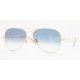 Ray-Ban Aviator Large Metal RB3025 Sunglasses, Arista Crystal Gradient Light Blue, RB3025 001/3F-5514