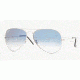 Ray-Ban Aviator Large Metal Sunglasses RB3025 003/3F-5514 - Silver Crystal Gradient Light Blue