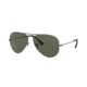 Ray-Ban Aviator Large Metal RB3025 Sunglasses, Green Lenses, RB3025 919031-55