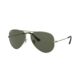 Ray-Ban Aviator Large Metal RB3025 Sunglasses, Green Lenses, RB3025 919131-55