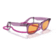 Ray-Ban Original Wayfarer RB2140 Sunglasses, Transparent Violet, Orange Lenses, 50, RB2140-661313-50