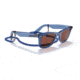 Ray-Ban Original Wayfarer RB2140F Sunglasses, Transparent Blue, Red Lenses, 52, RB2140F-6587C5-52