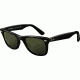 Ray-Ban Original Wayfarer Sunglasses RB2140, Black Crystal Green Frame, 50mm Lenses, 901-5022