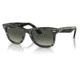 Ray-Ban Original Wayfarer Sunglasses, Striped Grey Frame, Gradient Grey Lens, Bio-Acetate, 50, RB2140-136071-50