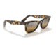 Ray-Ban RB2140 Original Wayfarer Sunglasses, Yellow Havana Frame, Silver/Brown Chromance Lens, Polarized, Asian Fit, 52, RB2140F-1332G5-52