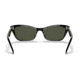 Ray-Ban RB2299 Lady Burbank Sunglasses - Womens, Black Frame, Green Lens, 55, RB2299-901-31-55