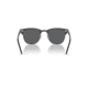 Ray-Ban RB3016 Clubmaster Sunglasses, Grey On Black Frame, Dark Grey Lens, 49, RB3016-1367B1-49