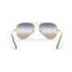 Ray-Ban RB3689 Aviator Metal ll Sunglasses - Mens, Clear Gradient Blue Lenses, Arista, 55, RB3689-001-GD-55