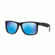 Ray-Ban RB4165 Sunglasses 622/55-55 - Black Rubber Frame, Green Mirror Blue Lenses