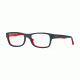 Ray-Ban RX5268 Eyeglass Frames 5180-52 - Top Grey On Red Frame