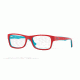 Ray-Ban RX5268 Eyeglass Frames 5376-48 - Top Turquoise On Coral Frame