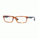 Ray-Ban RX5277 Eyeglass Frames 5609-52 - Shiny Red Havana Frame