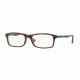 Ray-Ban RX7017 Eyeglass Frames 5574-54 - Matte Red Havana Frame