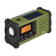 Sangean AM / FM / Weather / Handcrank / Solar / Emergency Alert Radio, Green-Black, SG-112