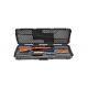 SKB Cases Injection Molded 50.5inx14.5inx6in Double Rifle Case w/Convolute, Black, 3I-5014-DR