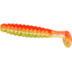 Slider Crappie Panfish Grub, 18, 1.5in, Orange/Chartreuse, CSGLG15