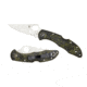 Spyderco Delica 4 Pocket Folding Knife, 2.88 in, VG-10 Plain Blade, Green FRN Handle, C11ZFPGR
