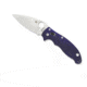 Spyderco Manix Folding Knife, Blue/Purple, C101GPDBL2