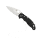 Spyderco Manix2 Black FRCP PlainEdge Folding Knife C101PBK2