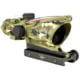 Trijicon Limited Edition ACOG Three Color Tiger Camouflage 4x32mm Rifle Scopes w/TA51 Mount, Dual Illuminated Red Chevron Reticle, Three Color Tiger Camouflage, 100763