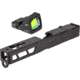 Trijicon RM01 RMR Type 2 LED 3.25 MOA Red Dot Sight, Black and TRYBE Defense Pistol Slide, Glock 17, Gen 3, RMR Cut, Version 2, Black Cerakote