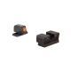 Trijicon HD XR Night Sight Set, Orange Front Outline for Springfield Armory XD-S, Black, 600876