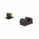 Trijicon Trijicon HD XR Night Sight Set, Yellow Front Outline for FNH FNS-9, FNX-9, and FNP-9, Black FN602-C-600885