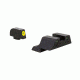 Trijicon Trijicon HD XR Night Sight Set, Yellow Front Outline for Glock Models 42 and 43, Black GL613-C-600845