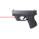 Viridian Weapon Technologies Essential Red Laser Sight, Glock 42/43, Black, 912-0014