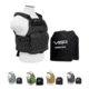 Vism 2924 Series Plate Carrier Vest w/ Two Ballistic Plates, Black, Digital Camo, Green, Tan, Urban Gray