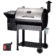 Z Grills 7002E 8-in-1 Wood Pellet Grill, BBQ &amp; Smoker, Black/Silver, 48x22x51, ZPG-7002E