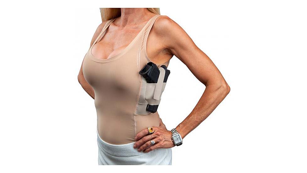 UnderTech Undercover Womens Concealment Holster Tank Top,Nude,L T0801ND-L