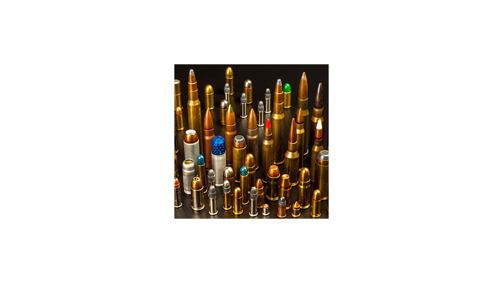 Variety of Ammo Cartridges, Calibers, and Bullets