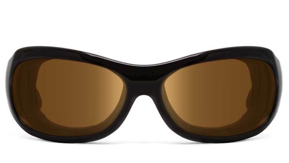 7 Eye Briza Sunglasses, Glossy Black Frame, 24-7 Copper NXT Lenses - 310527
