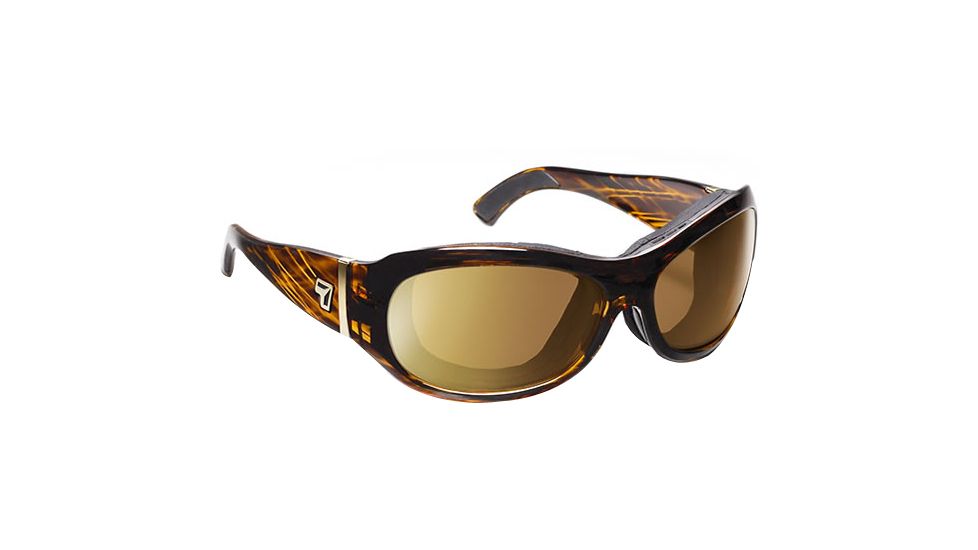 7 Eye Briza Women S Sunglasses Sunset Tortoise Frame Sharpview Copper 310642