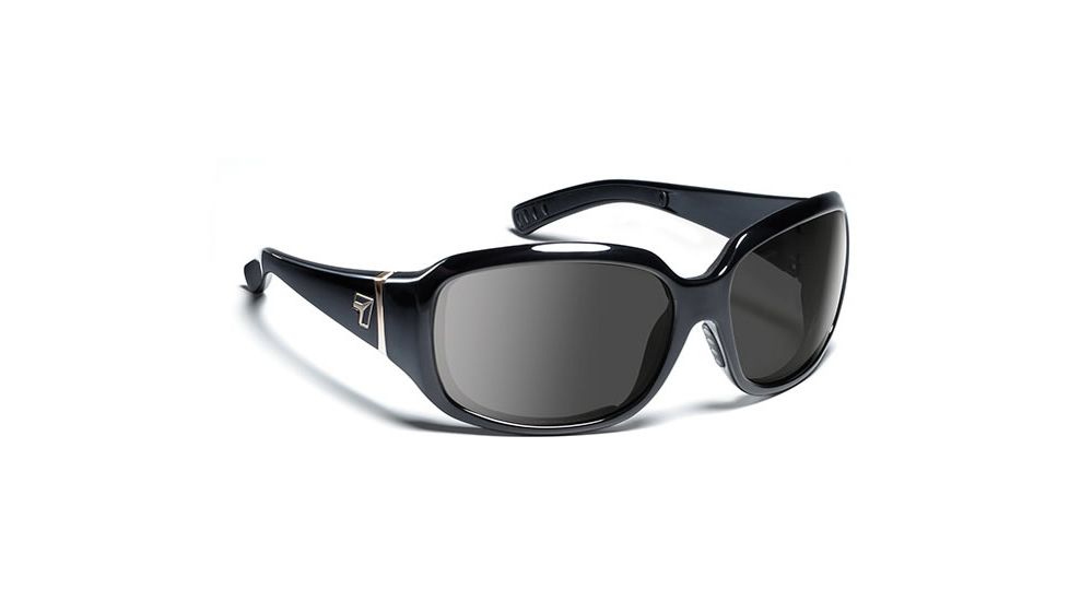 7 Eye Mistral Glossy Black SharpView Gray Sunglasses 580541
