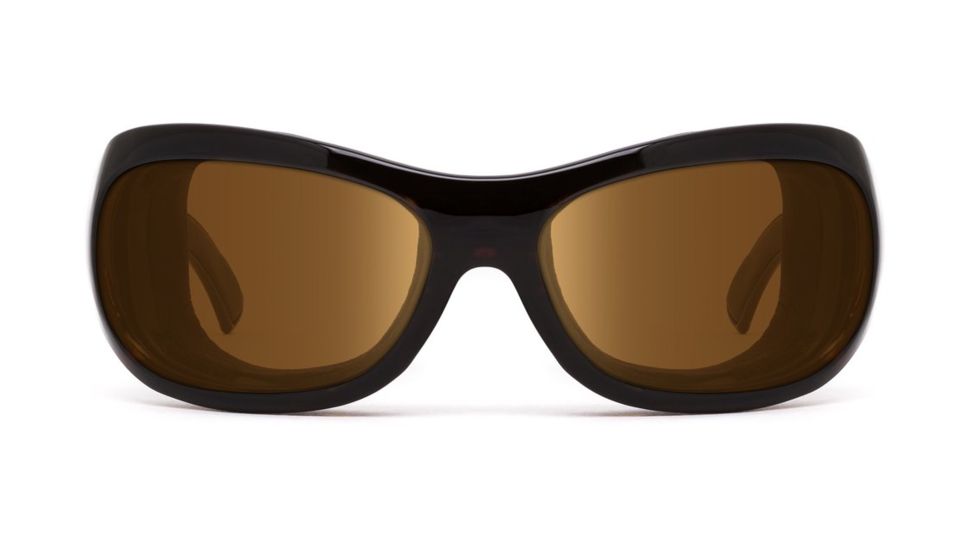 7Eye by Panoptix Womens AirShield Sedona Sunglasses, RX Ready, Ruby Fade Frame, SharpView Polarized Copper Lens, M-L 326454