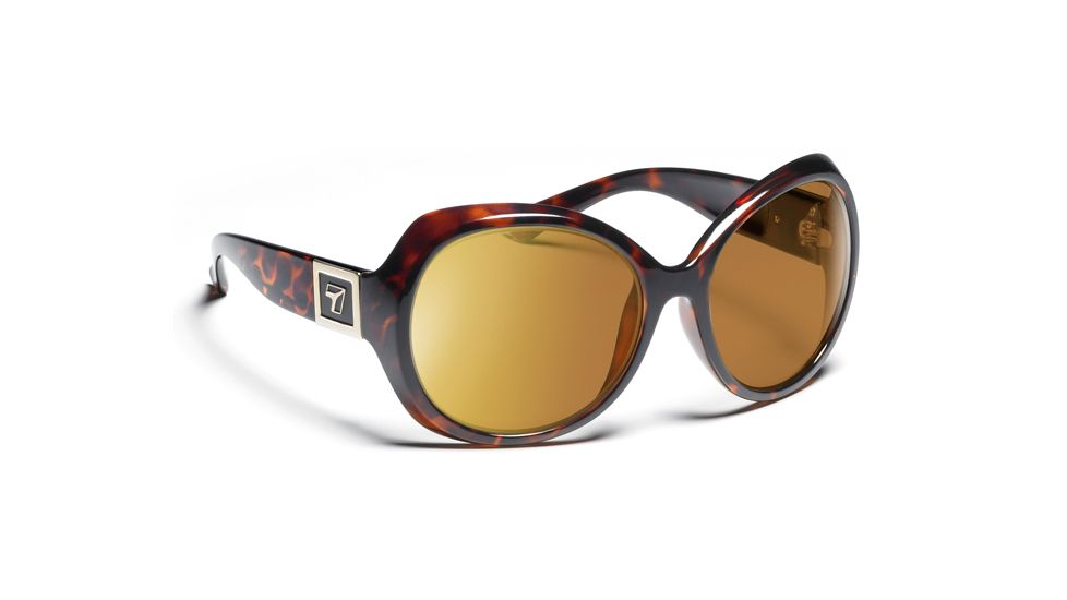 7 Eye Lily Sunglasses - Women's, Leopard Tortoise Frame, SharpView Copper Lenses, 825342