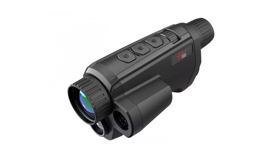 AGM Global Vision Fuzion LRF TM35-384 Fusion Thermal Imaging/CMOS Monocular W/Laser Range Finder, 12 Micron, 384x288, 50 Hz, 35mm Lens, Black, 6.6 3.4 2.0, 3142451305FM31