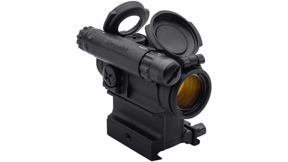 Aimpoint CompM5 Red Dot Reflex Sight, 2 MOA Dot Reticle, w/ LRP Mount &amp; Spacer, Black, Semi Matte, Anodized, 200386