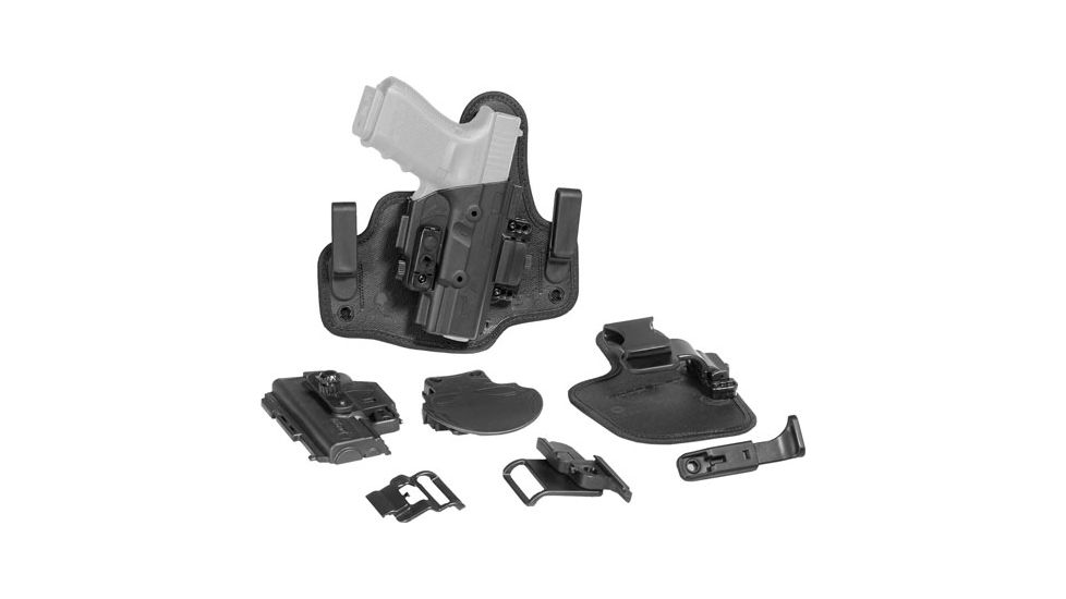 Alien Gear Holsters Shapeshift Core Carry Pack Holster, Smith &amp; Wesson M&amp;P 40 Compact, Smith &amp; Wesson M&amp;P 9 Compact, 1.5in Belt Slide, Right, Black, SSHK0394RHR15XXX