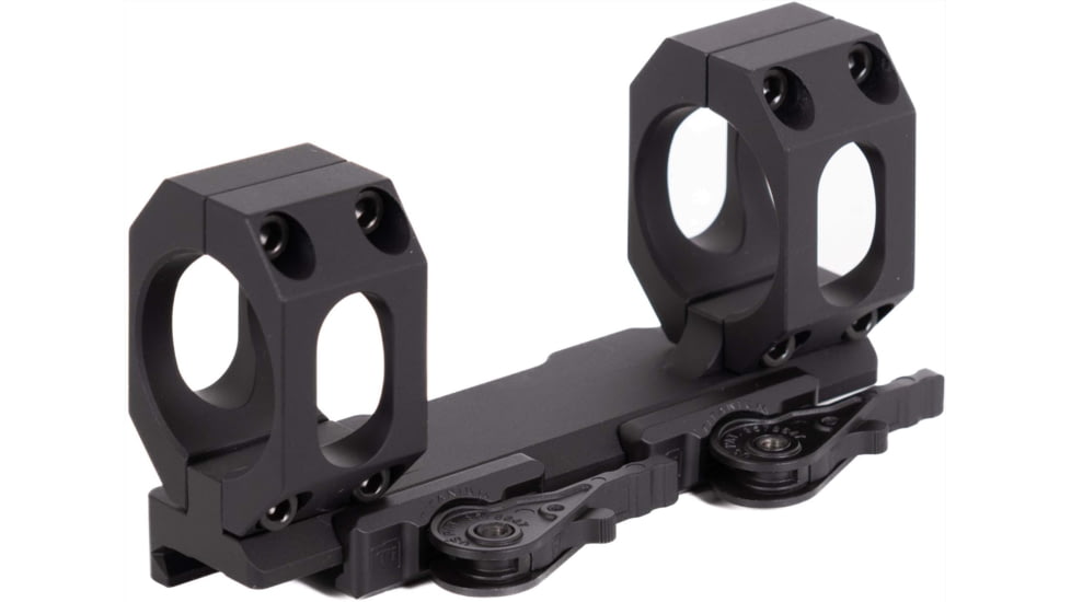 American Defense Manufacturing Dual Ring Scope Mount Straight Up, Low Version for Bolt Guns and the need to bring Close to the Barrel, 1in Rings, Black, AD-RECON-SL 1 STD-TL