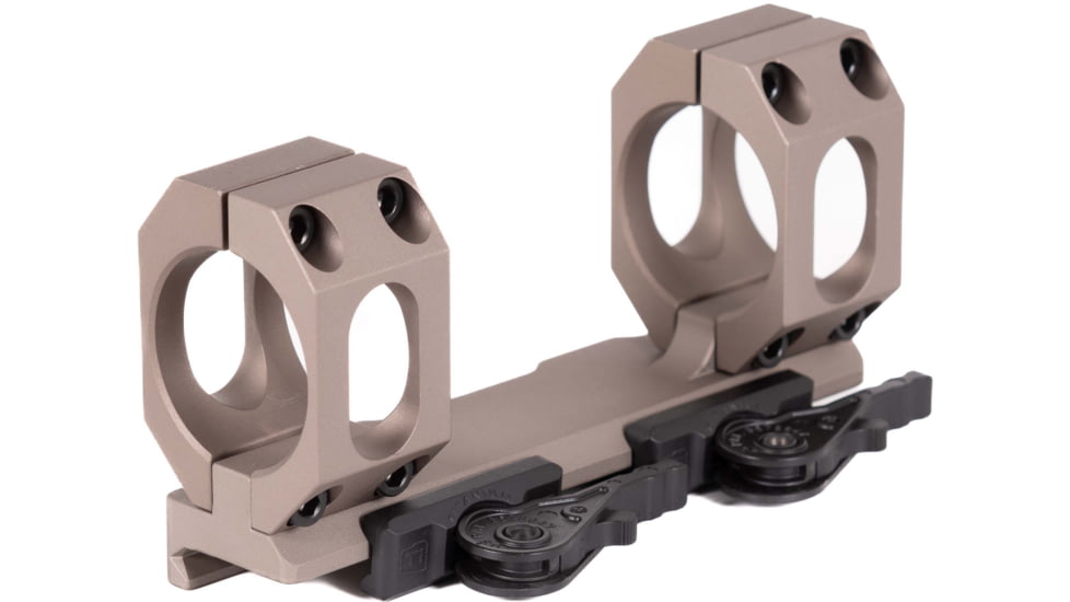 American Defense Manufacturing Dual Ring Scope Mount Straight Up, Low Version for Bolt Guns and the need to bring Close to the Barrel, 1in Rings, Flat Dark Earth, AD-RECON-SL 1 STD FDE-TL