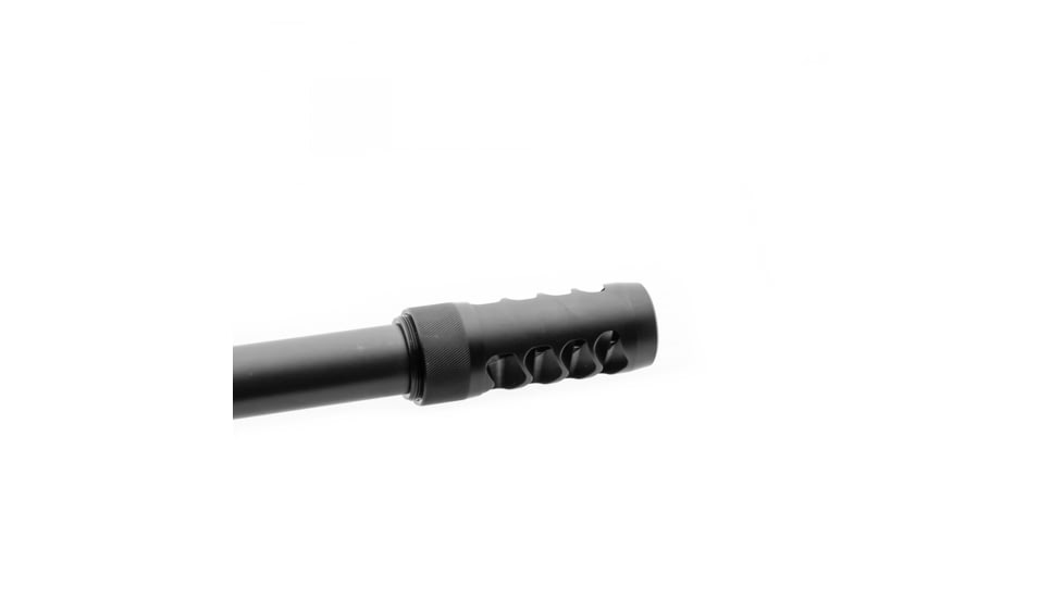 Area 419 Hellfire Match Muzzle Brake, 6mm, 5/8-24 Threads, Black Nitride, 419HFMAT-6-5824