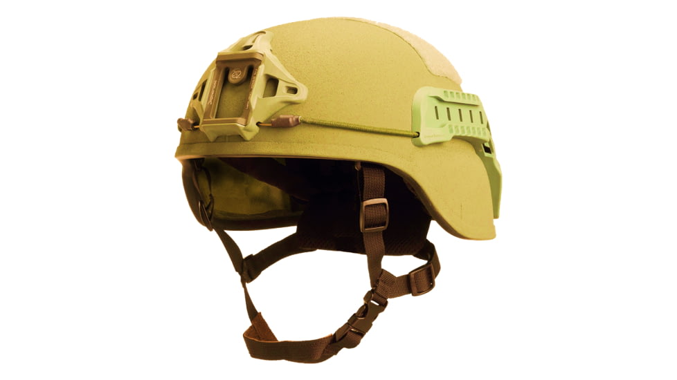 ArmorSource Aire LE Law Enforcement Ultra-Lightweight Fully Loaded Reguar-Cut Ballistic Helmet, Tan, Medium, AIRELE-RCM-R10P2-R-W3-V-TN