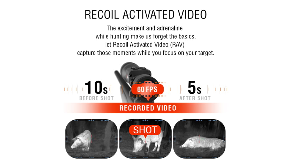 ATN Thor 5 XD LRF 4-40x 1280x1024 12 Micron Smart HD Thermal Rifle Scope, 30mm Tube w/ Xtreme Definition 1.3 Megapixel Sensor, Multiple Patterns &amp; Color Options Reticle, Black, TIWST51210LRF