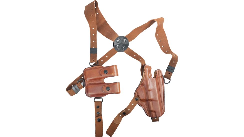 Bianchi X16 Agent X Shoulder Holster Unlined - Plain Tan, Right Hand, Ruger P89, P90, P91, P94 17250