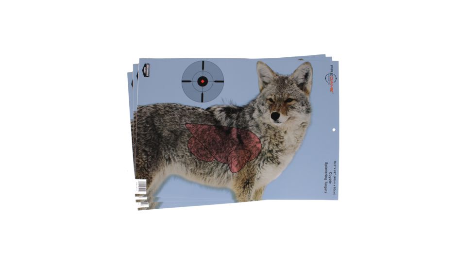 birchwood casey dirty bird pregame animal targets coyote