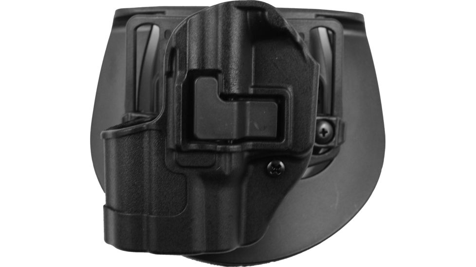 Blackhawk Serpa CQC Concealment Holster with Matte Finish w/Belt Loop and Paddle, Black, Left Hand, Springfield XD Sub-Compact 410531BK-L
